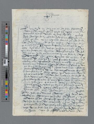 Gonzalo Pizarro letter to Alonso de Alvarado