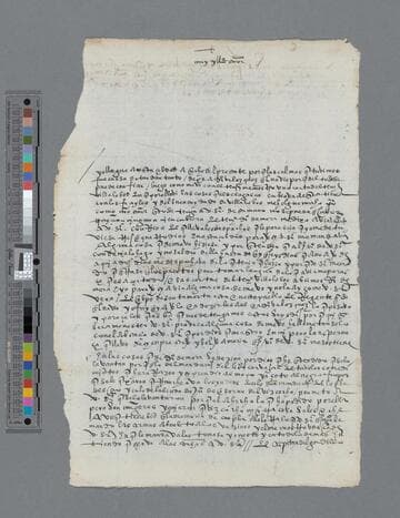 Gómez de Solis letter to Gonzalo Pizarro