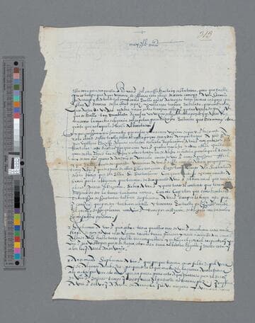 Juan Porcel and others, letter to Gonzalo Pizarro