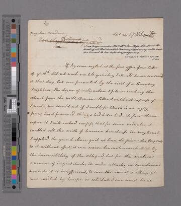 Elizabeth Montagu. Letter to Hannah More