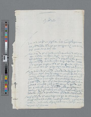 Pedro de Salazar letter to Gonzalo Pizarro