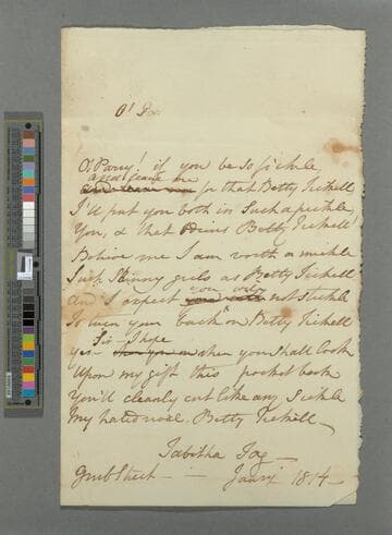 Opie, Amelia (Alderson). "O! Parry! If you be so fickle…" : poem
