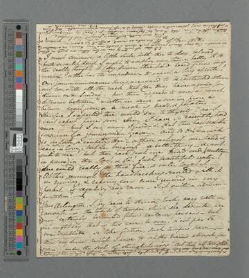 Opie, Amelia (Alderson). Letter to Thomas John Alderson, London