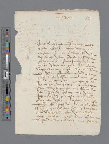 Cristóbal Beltran letter to Gonzalo Pizarro