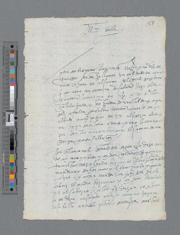 Juan de la Torre Villegas letter to Gonzalo Pizarro
