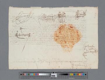 Carlos V, Emperor of Germany and King of Spain document to Pedro de la Gasca, Bishop: Royal Decree