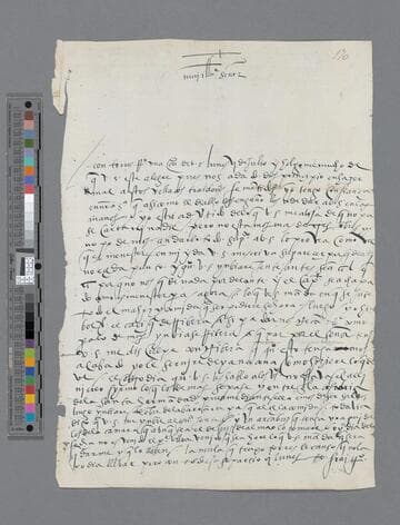 Pedro Muñoz letter to Gonzalo Pizarro