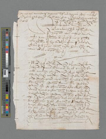 Carlos V, Emperor of Germany and King of Spain, copy of document to the Officials of Honduras
