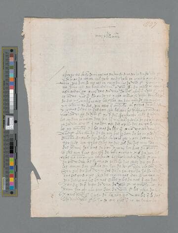 Hernando de Castro letter to Gonzalo Pizarro