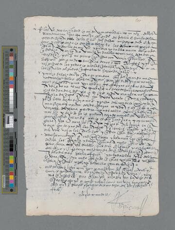 Gonzalo Pizarro letter to Francisco de Carvajal