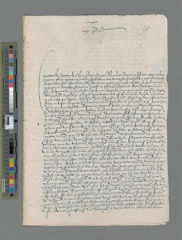 Hernando Bachicao letter to Gonzalo Pizarro