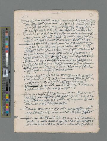 Francisco de Carvajal document: Statement regarding Questioning of Diego Maldonado