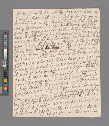 Beauchamp, Richard. Letter to Richard Shackleton