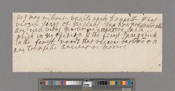 Beauchamp, Richard. Letter to Richard Shackleton