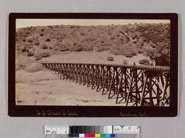 Bridge crossing, Arroyo Seco, LA & SGV RRoad