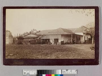 Ranchito, home of Pio Pico, view of ranch buildings