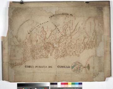 The Goa's map genal transcribed and casticationed