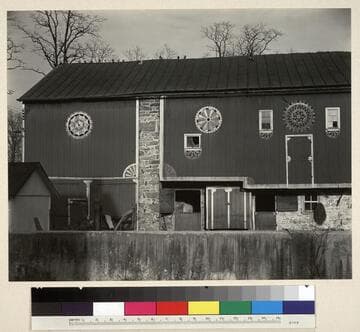 Barn with Hex Signs near Manatawny, Penna
