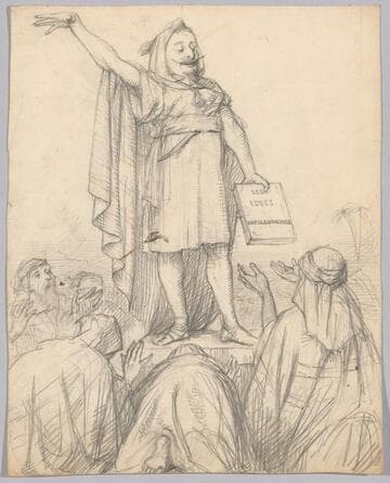 Napoleon III with Group of Arabs