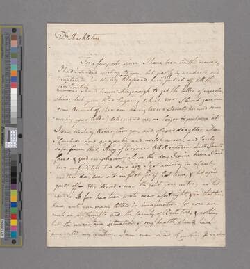 Sisson, Richard. Letter to Richard Shackleton