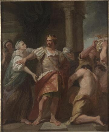 Edward the Confessor Stripping His Mother of Her Effects