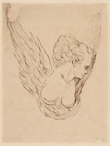 Winged Female Figure