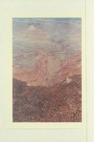 From the South Rim down Slate Creek, which is at lower right