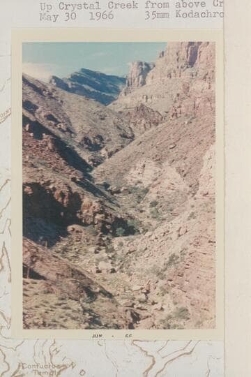 Up Crystal Creek from above Crystal-Dragon junction