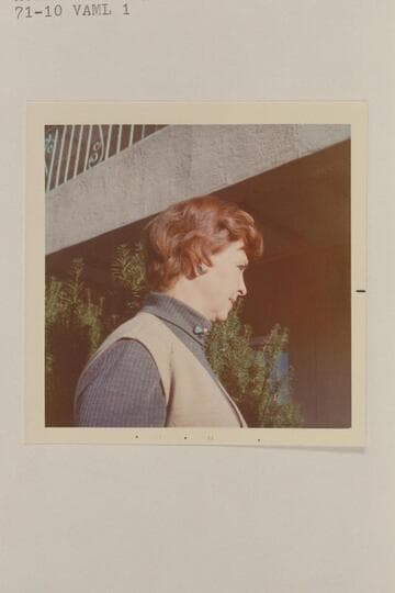 Virginia McConnell (Virginia McConnel [sic] Hough).  Santa Fe, New Mexico