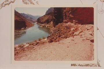 Upstream from ruins at Mile 137.5 left bank