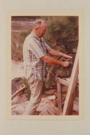 Bill Belknap.  Foot of Whitmore Trail