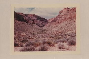 Sinyala Fault and spring; tributary to 140 Mile Canyon