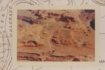Ancient channel of the Colorado River above the mouth of the San Juan