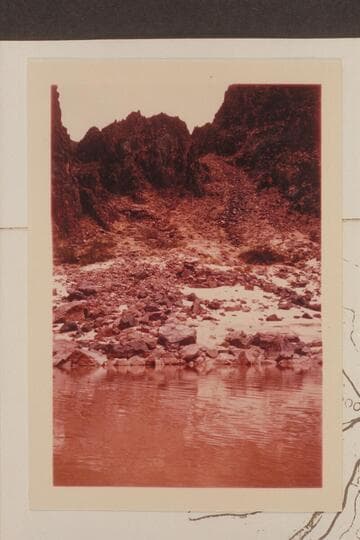 Side canyon at Mile 234.7 left bank