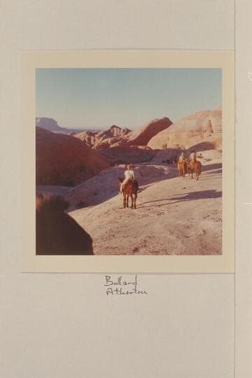 On the trail across the bald heads between Black Water Creek and the basin north of Sid Whiskers Butte. Sid Whiskers; Dan Lehi; Ballard Atherton