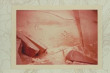 Inscriptions at Mile 75.5-76, Labyrinth Canyon