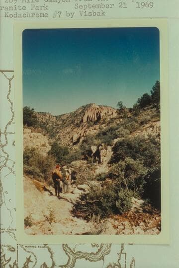 Into 209 Mile Canyon from the Sanup Plateau en route to Granite Park