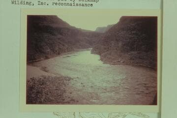 217 Mile Rapid from a helicopter.  Wilding, Inc. reconnaissance