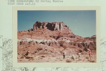 At side canyon at mile 147-148, left bank