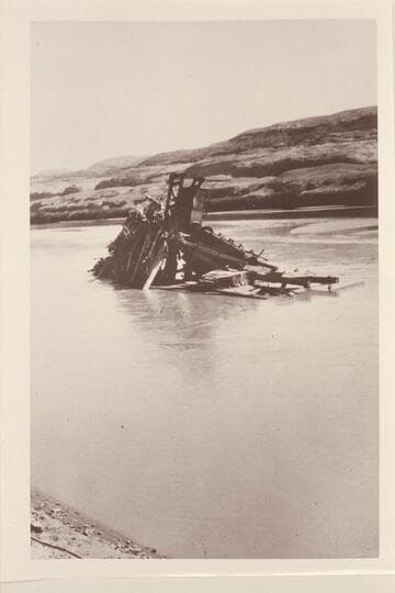Wreck of Stanton-Stone Dredge in Glen Canyon
