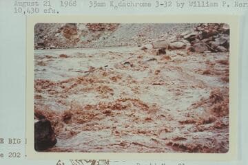 Jean and Hal Bennett in Rapid 23 of The Big Drop. 10,430 cfs