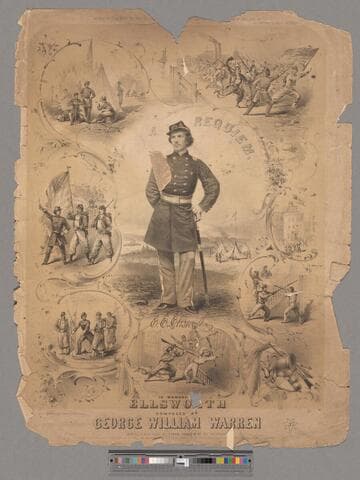 A requiem : in memory of Ellsworth / composed by George William Warren