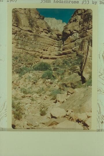 Capstone Spring west of Big Bend in National Canyon