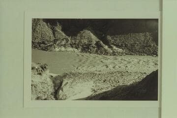 The mouth of Tapeats and the rapid as seen near the old shovel on the ledge