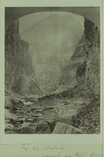 [print from] Stereo No. 10:  Mouth of Kanab Creek, Grand Canyon
