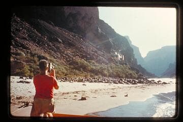 Chopper lands at Vulcan Rapids
