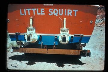 Stern of "Little Squirt"; Lees Ferry