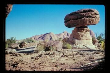 Balanced Rock north side of Sid Whiskers Butte