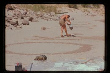 Watering letters in the sand; Vulcan's Anvil