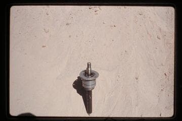 Thrust bearing out of "Big Red", Mile 164